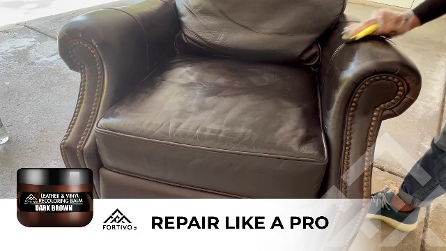 Amazon.com: FORTIVO Leather Recoloring Balm with Mink Oil, Couch